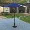 Flash Furniture Navy 9 FT Umbrella and Black Cement Base, 2 PC Set GM-402003-UB19B-NVY-GG - alternate 1
